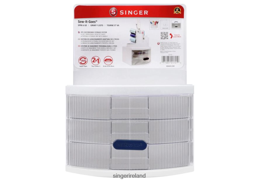 Accessories SINGER Sew-It-Goes Spin & Go Storage System 08666F93