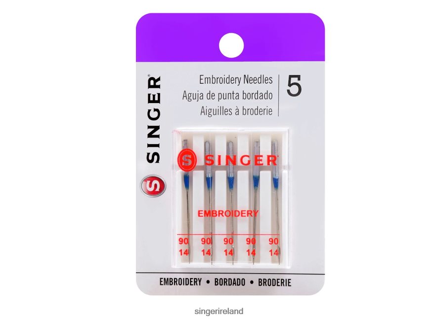 Accessories SINGER Embroidery Needles, Size 90/14 08666F118
