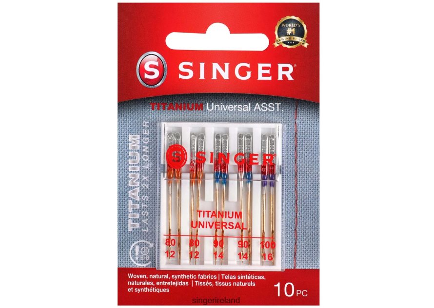 Accessories SINGER Titanium Universal Needles Assorted Sizes 08666F86