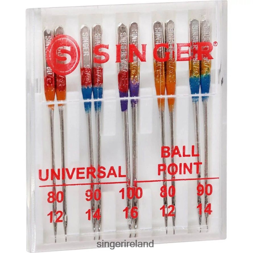 Accessories SINGER Universal & Ball Point Needles Assorted Sizes 08666F116
