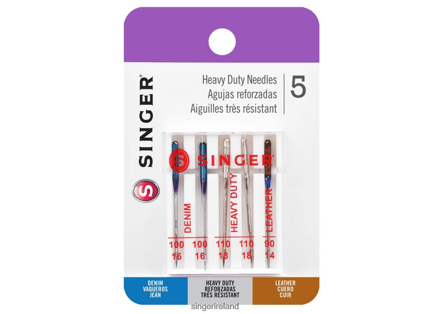 Accessories SINGER Universal Heavy Duty Needles, Assorted Sizes 08666F115
