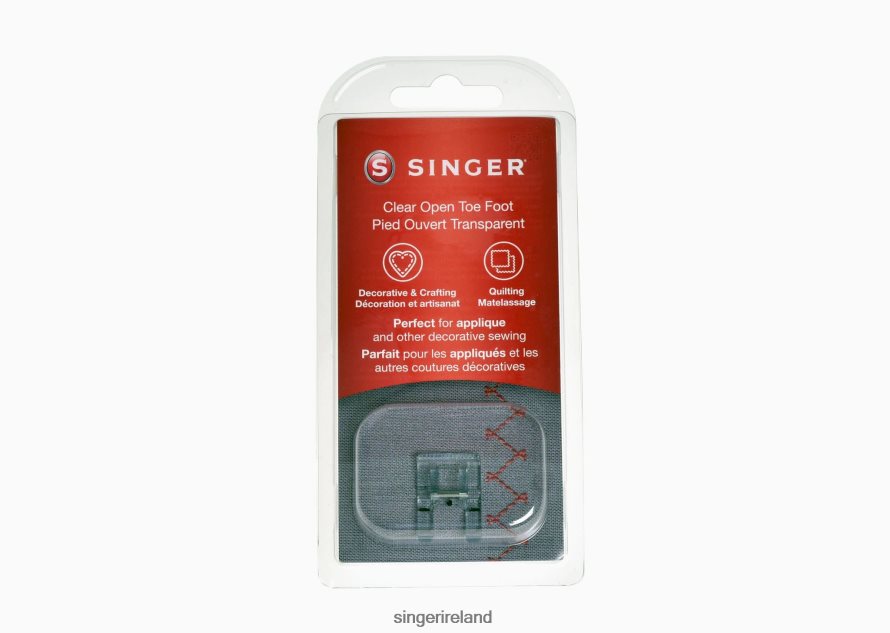 Accessories SINGER Clear Open Toe Presser Foot for SE91 Series Sewing and Embroidery Machines 08666F137