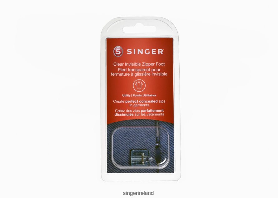 Accessories SINGER Invisible Zipper Foot For SE91 Series Sewing and Embroidery Machines 08666F105
