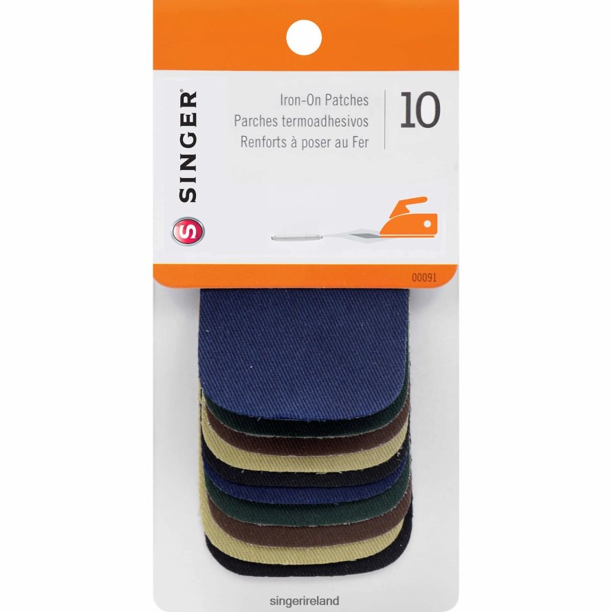 Accessories SINGER Iron-on Assorted Dark Patches 08666F171