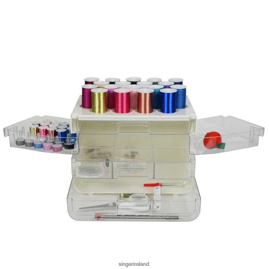 Accessories SINGER Sew-It-Goes 255 Piece Sewing & Craft Storage Kit with Metallic Thread 08666F181